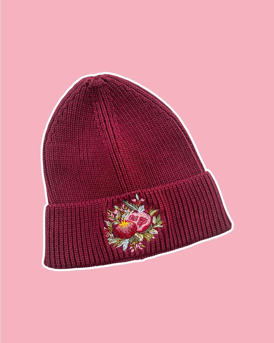 Pomegranate Beanie/Hat