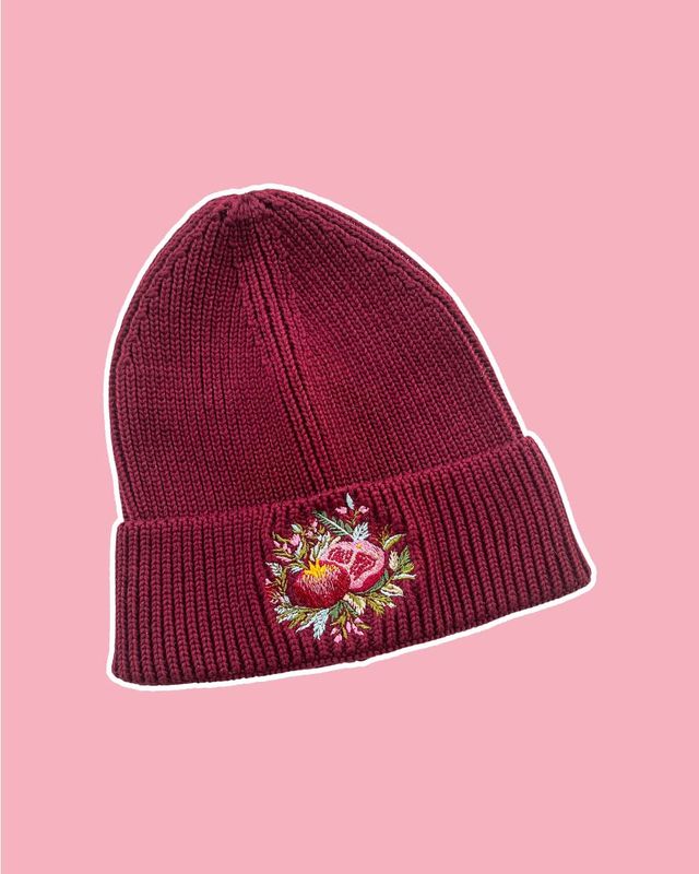 Pomegranate Beanie/Hat