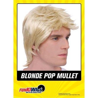 Funkiwi  Pop Mullet Wig.