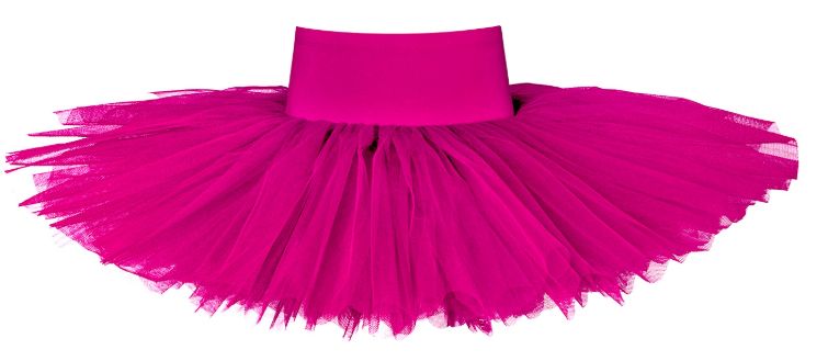 Half Tutu Adult, Colour: Mulberry, size: Adult Med
