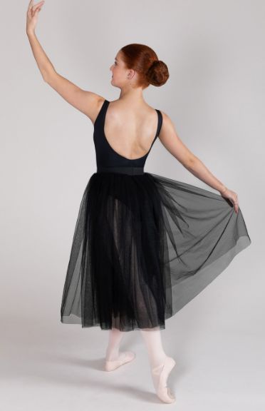 Energetiks Romantic Tutu skirt, Colour: black, size: adult xsmall