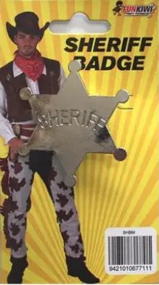 Funkiwi sheriff badge