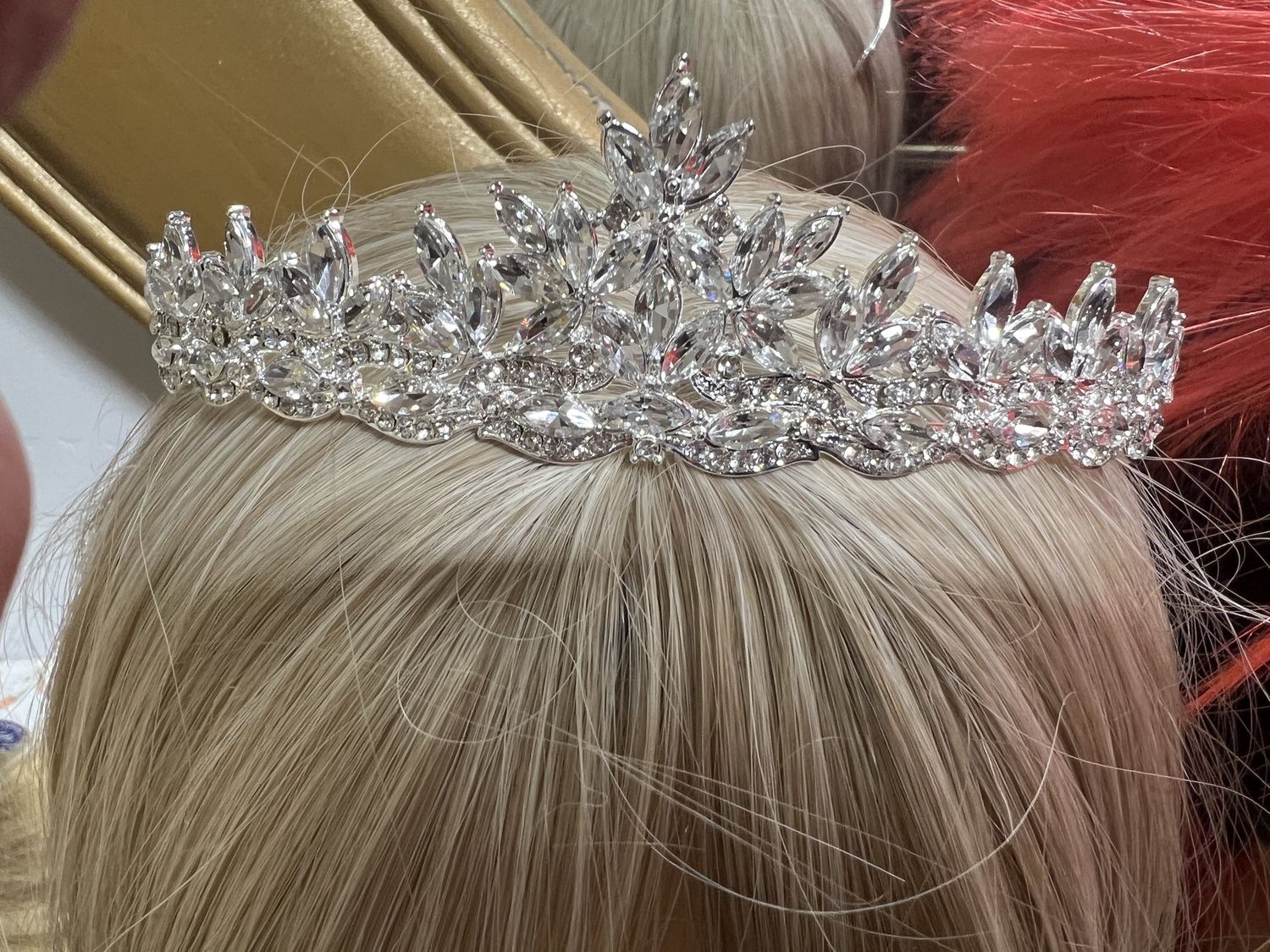 tiara 4 styles, Colour: silver/silver