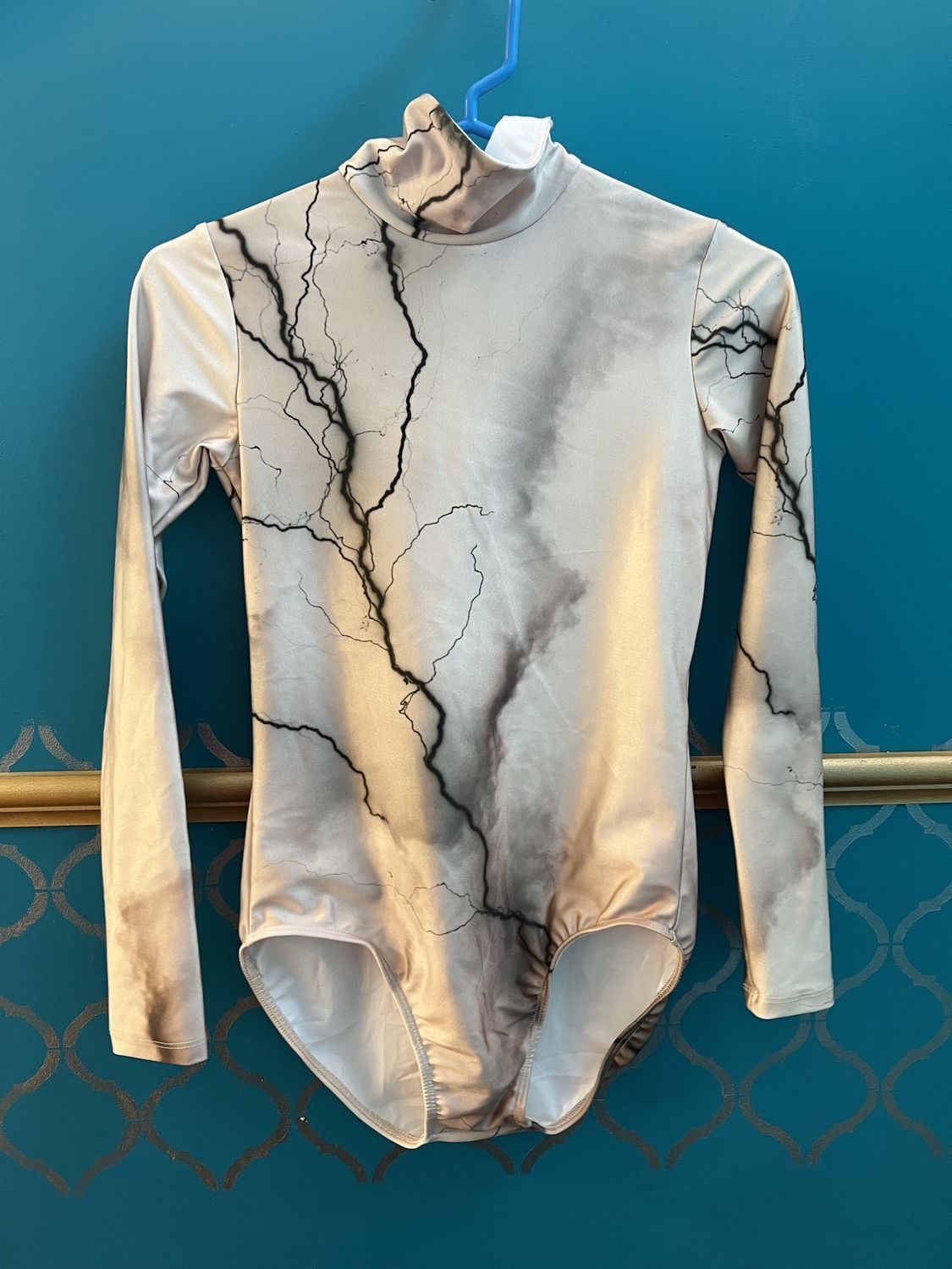 Leotard lightening strike, Colour: beige, size: adult med