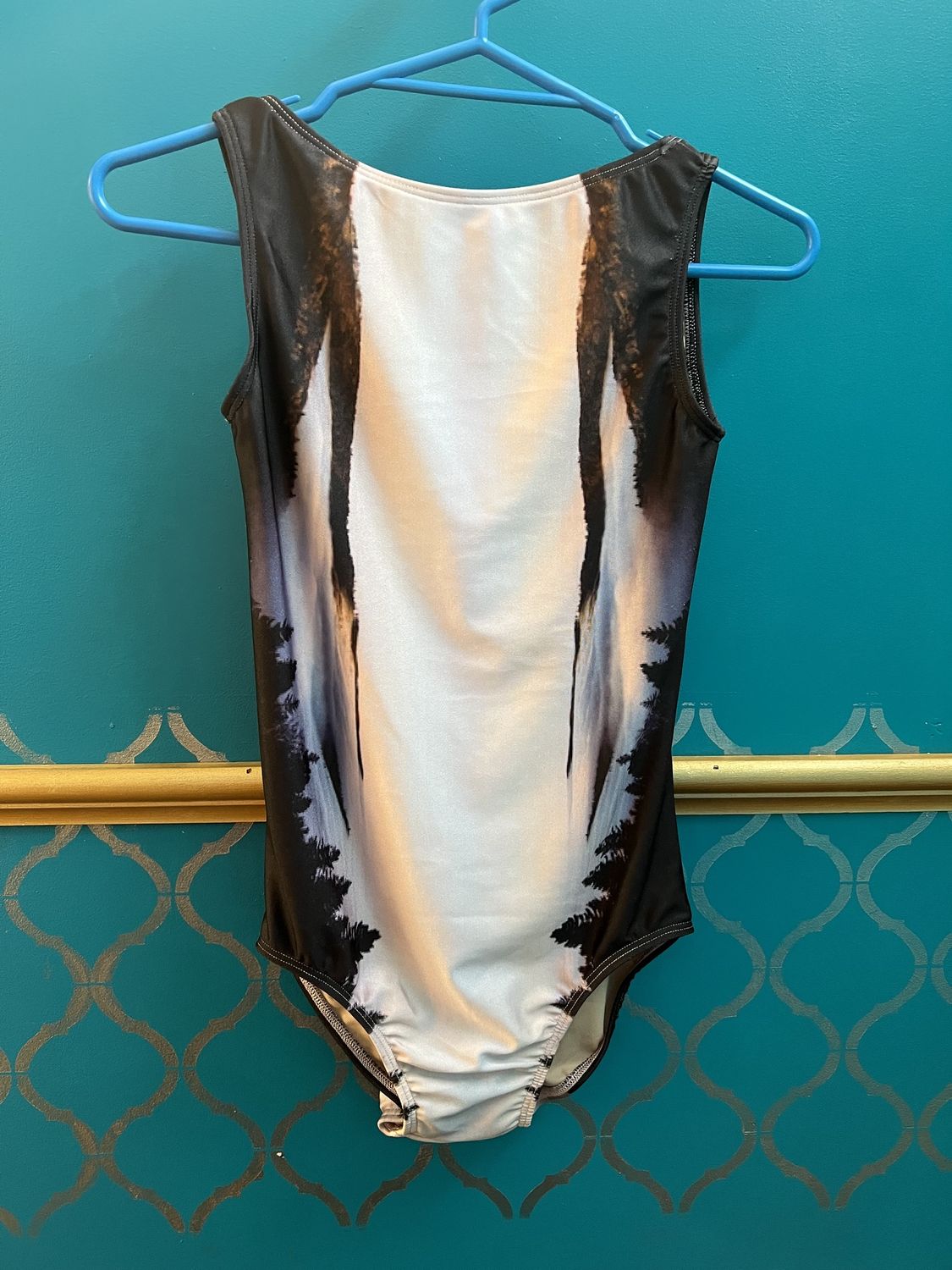 Leotard smokey colours, Colour: smokey tones, size: adult small
