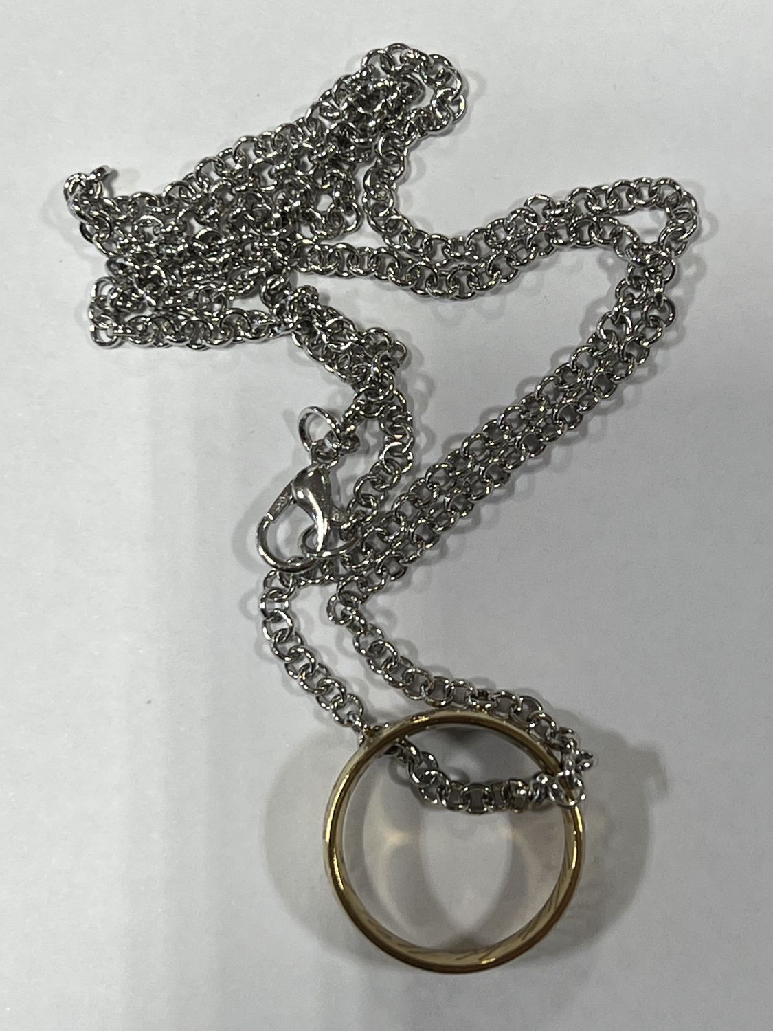 Lord of rings ring necklace
