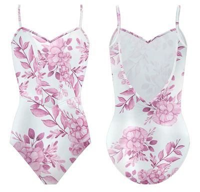 Danse de paris Jardin Rose Plum Leotard