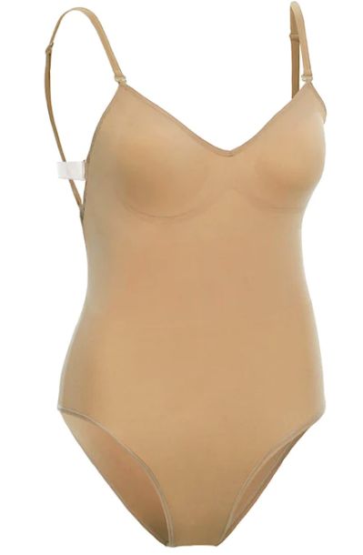 Bloch Bodysuit, Colour: Sand, size: med/large