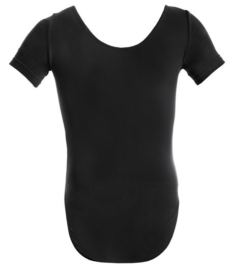 Energetiks Boys Short Sleeved Leotard, Colour: black, size: childs xlarge