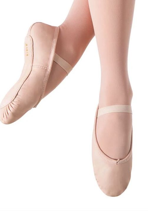 Bloch Dansoft Full Sole Ballet Flat Toddler, Colour: Pink, Style: A, size: 7