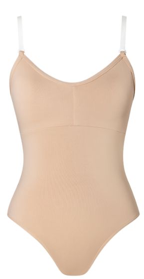 Energetiks Body Stocking with Cups Adults, Colour: wheat, size: small