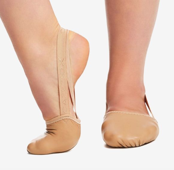 Capezio Pirouette II turning shoe adult leather, Colour: nude, size: small