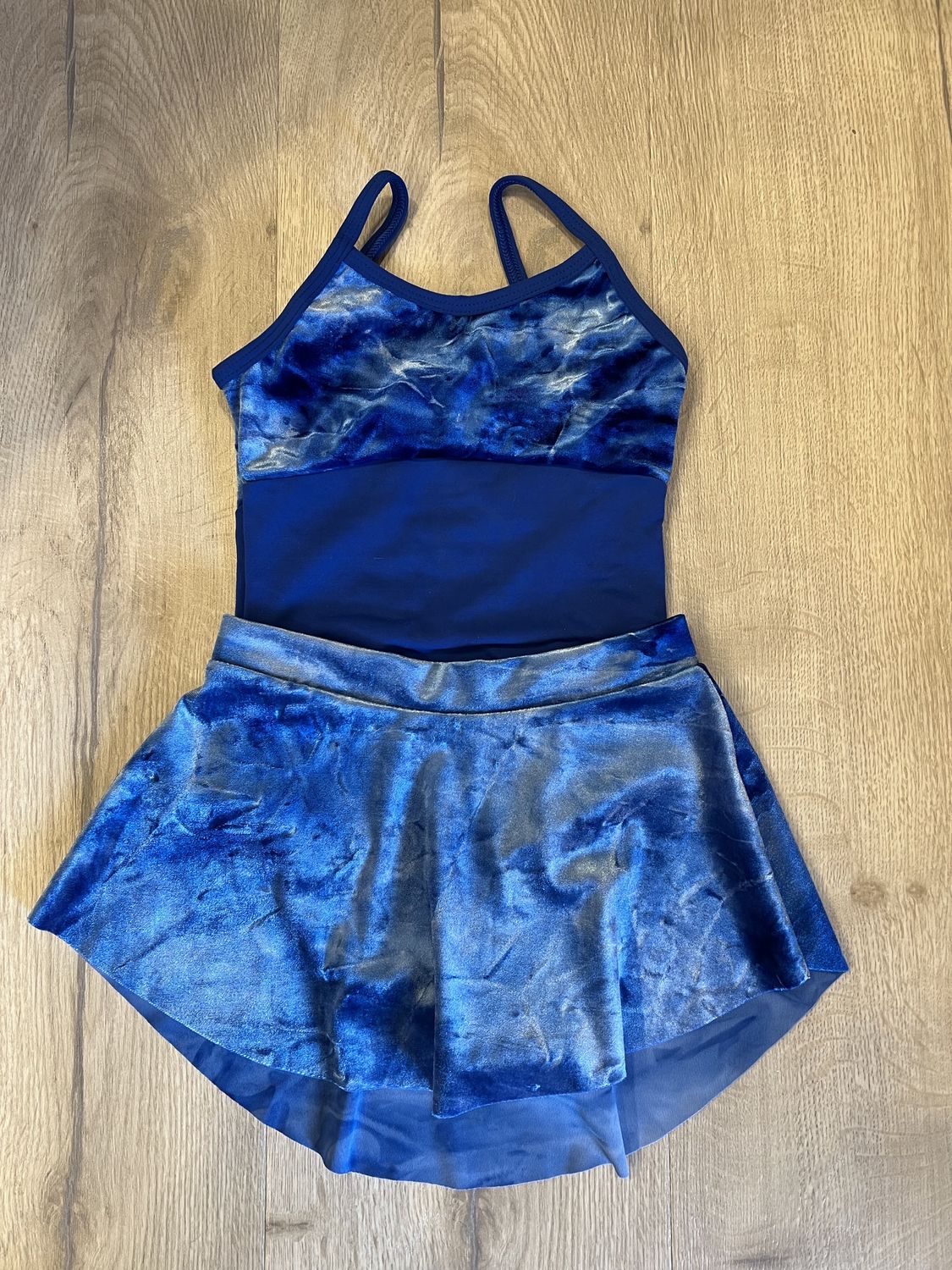 Energetiks leotard and skirt combo, Colour: blue, size: childs small