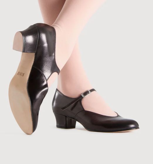 Bloch Showstopper Womens Stage Shoe, Colour: black, size: 7.5, width: E