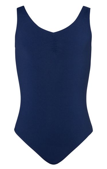 Energetiks Gathered Front Leotard Childs, Colour: navy, size: small childs