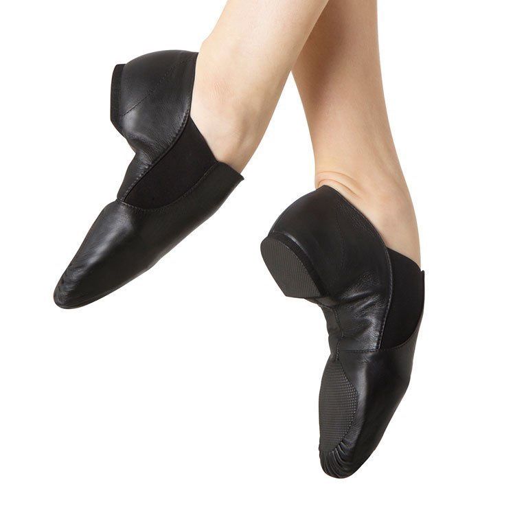 Bloch Elasta Bootie Jazz Shoe, Colour: Black, size: N5