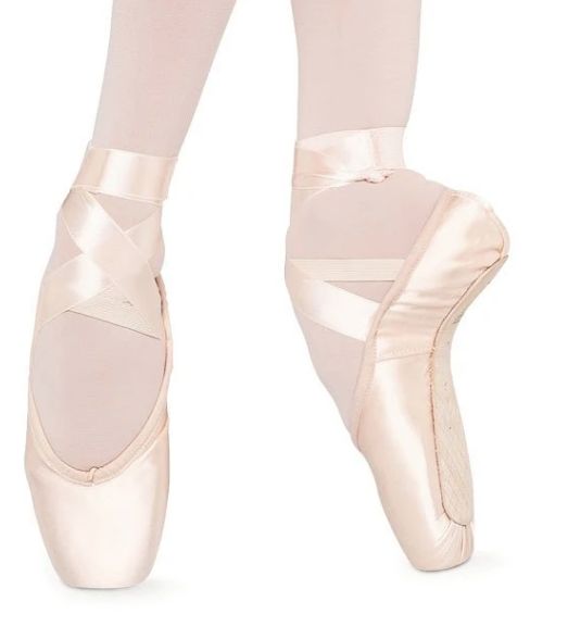 Bloch Aspiration pointe shoe, Colour: pink, size: 6, width: D
