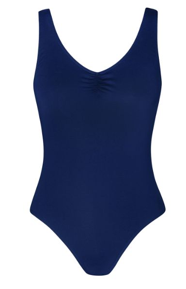 Energetiks Gathered Front Leotard Adult, Colour: Navy, size: XSmall