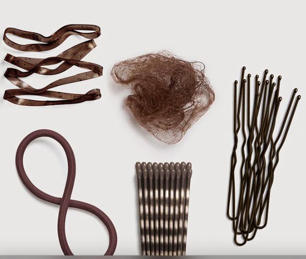 Bloch Bun maker kit, Colour: brown