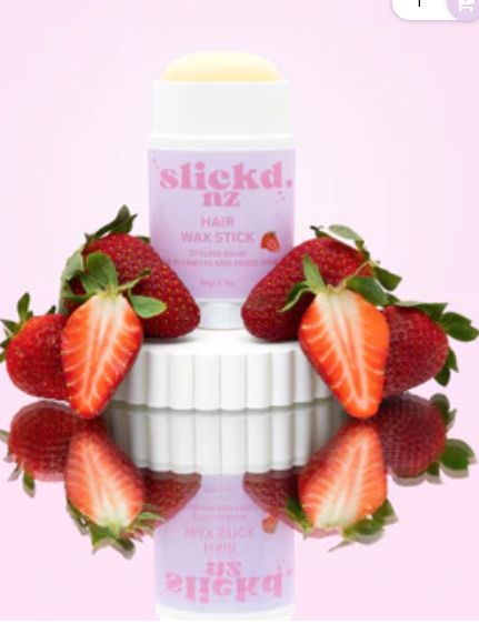 Slickd Strawberry Hair Wax Stick, smell: Strawberry
