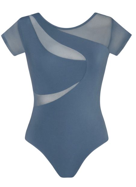 Energetiks Delta cap sleeve leotard, Colour: Elemental blue, size: adult small