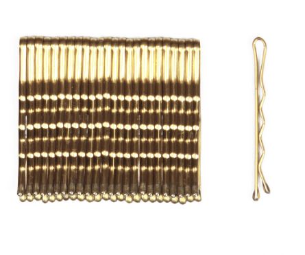 Energetiks 4cm bobby pins, Colour: blonde, size: 4cm