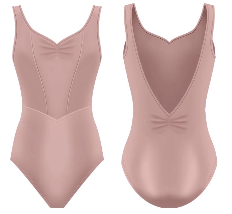 Danse de Paris Margot leotard, Colour: blush, size: adult 10 adult small