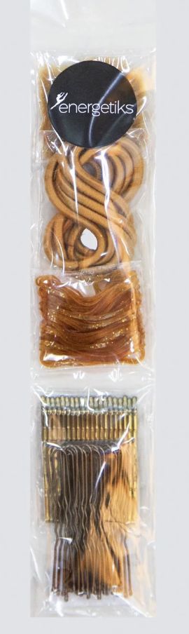 Energetiks hair box content, Colour: light brown
