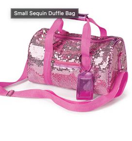 Pink sequin bag