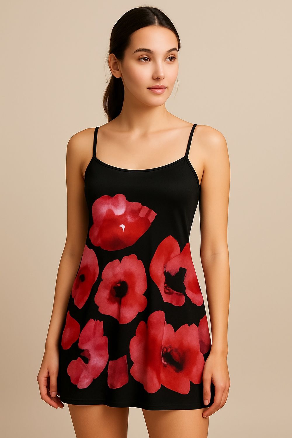 High Front leotard with Dress