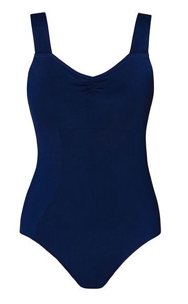 Energetiks Panel Thick Strap Leotard devon, Color: navy, size: xl adult
