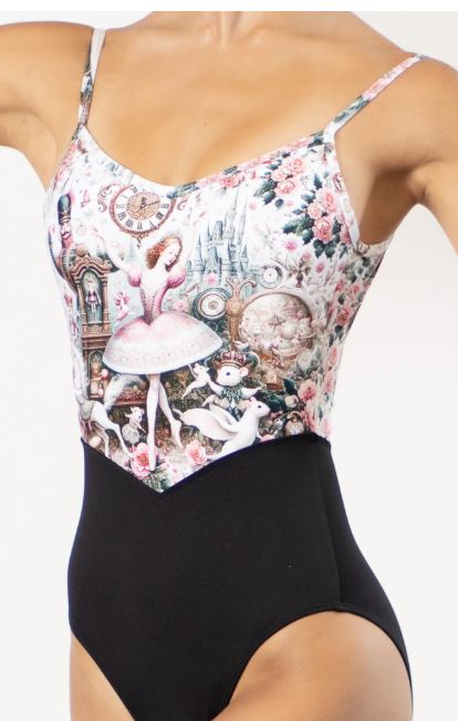 Danse de Paris Leotard Clara Nutcracker, Colour: Ebony, size: 10/Adult Small