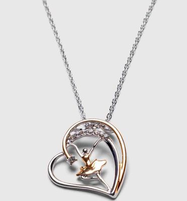 Ballet Heart Necklace