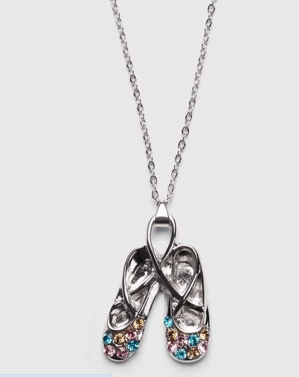 Diamante Shoe Necklace