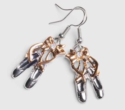 Ballet Shoe Earings