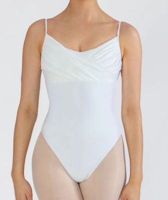Energetiks Olivia Camisole Leotard, Colour: White, size: XXSmall