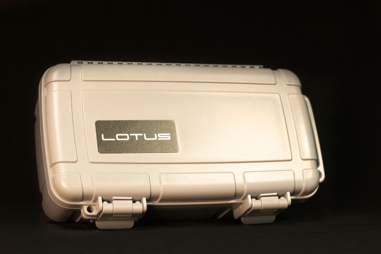 Lotus 10ct Travel Humidor Gray