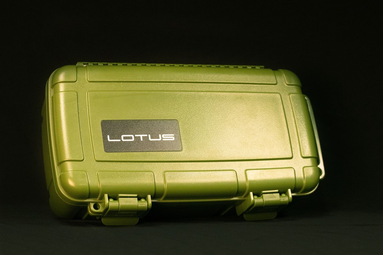 Lotus 10ct Travel Humidor Green