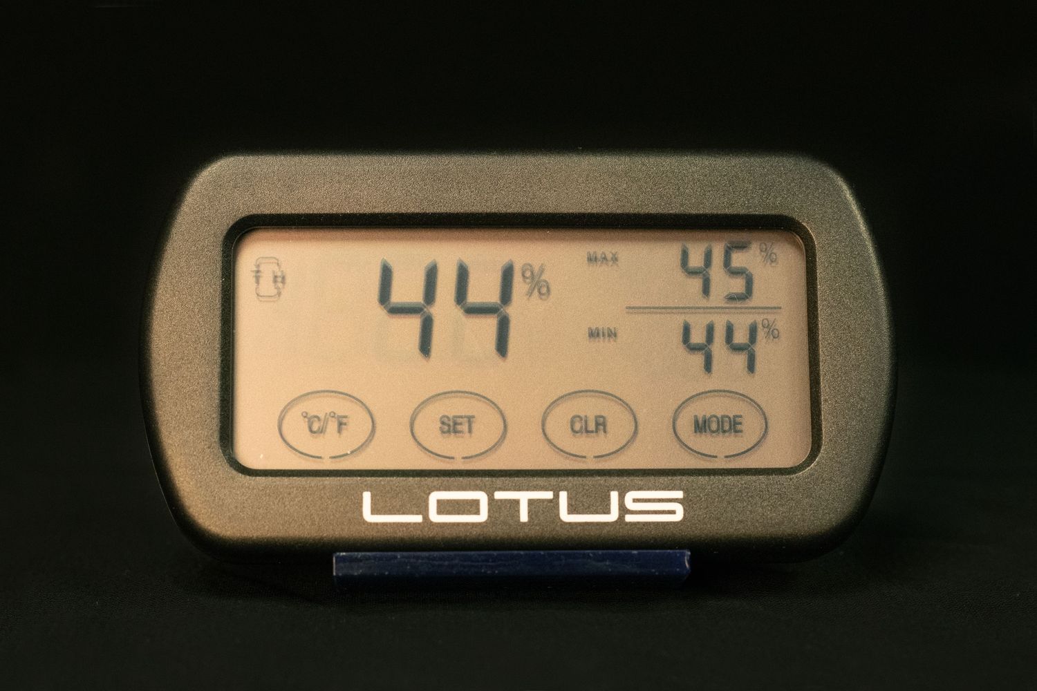 Lotus Rectangular Digital Hygrometer