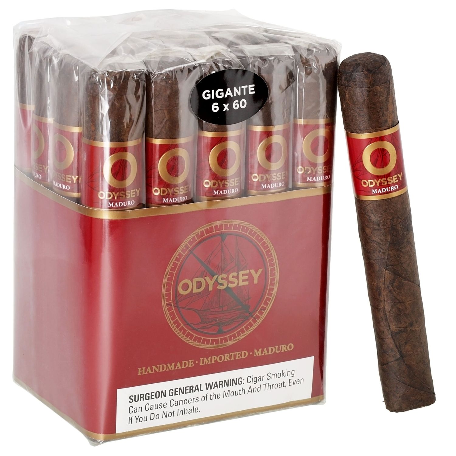 Odyssey Maduro Gigante 6x60