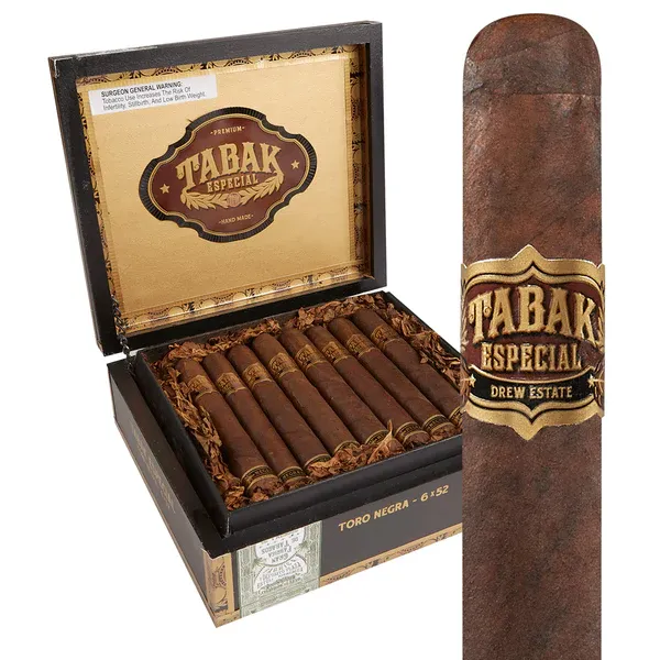 Tabak Especial Negra Toro 6x52