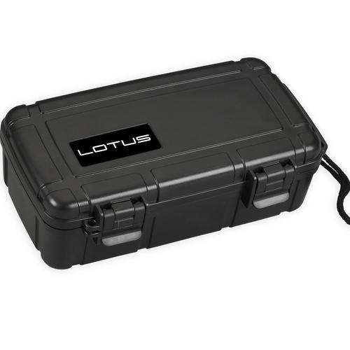 Lotus 10ct Travel Humidor Black
