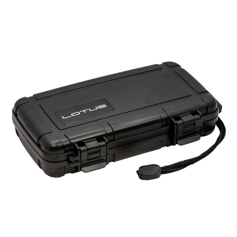 Lotus 5ct Travel Humidor Black