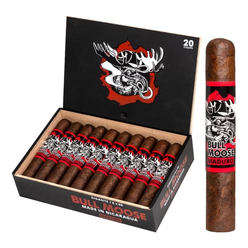 Chillin' Moose Bull Moose Maduro Gigante 6x60