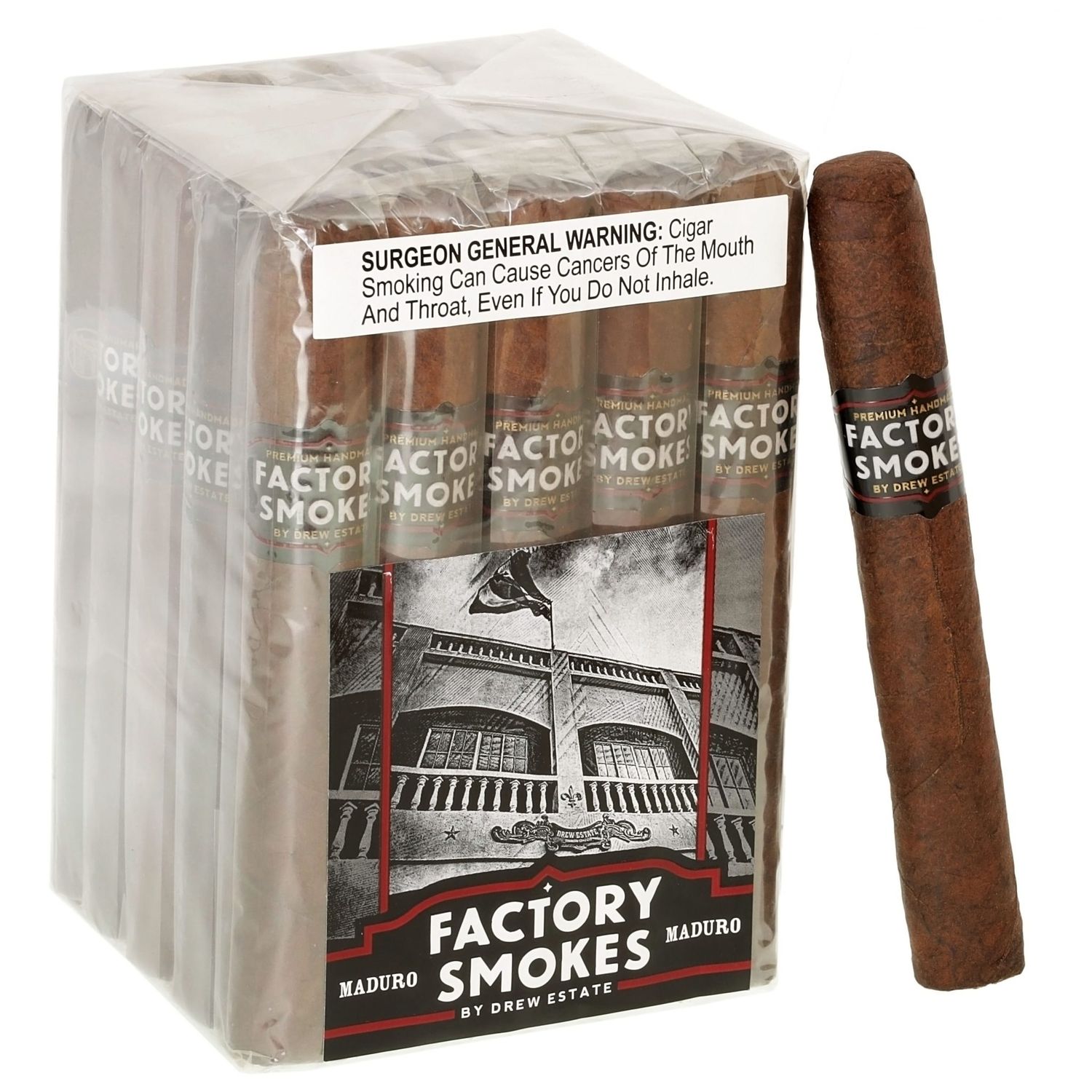 Factory Smokes Maduro Toro 6x52