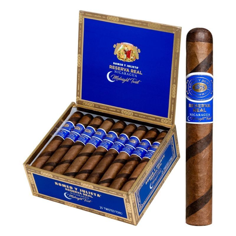 Romeo y Julieta Reserva Real Nicaragua Midnight Twist 6x54