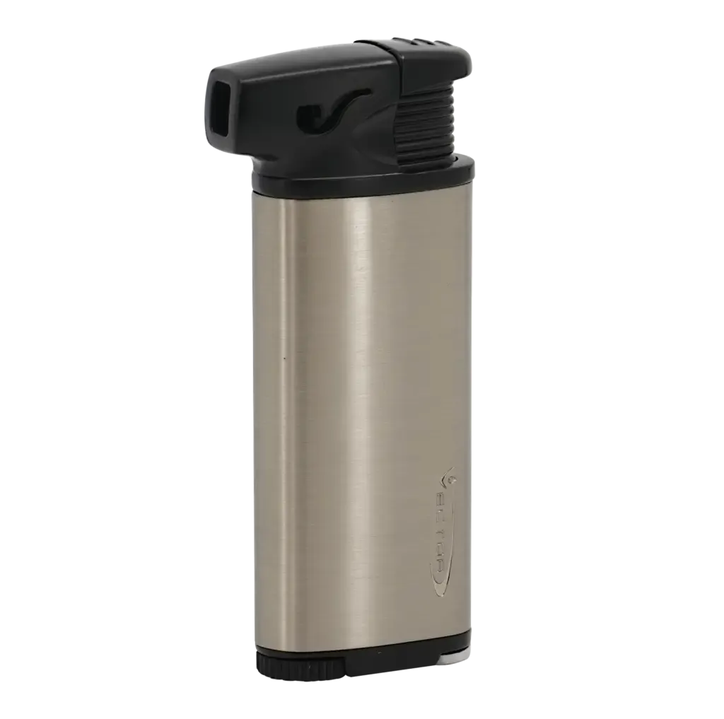 Vector Elio Pipe Lighter Nickel Satin