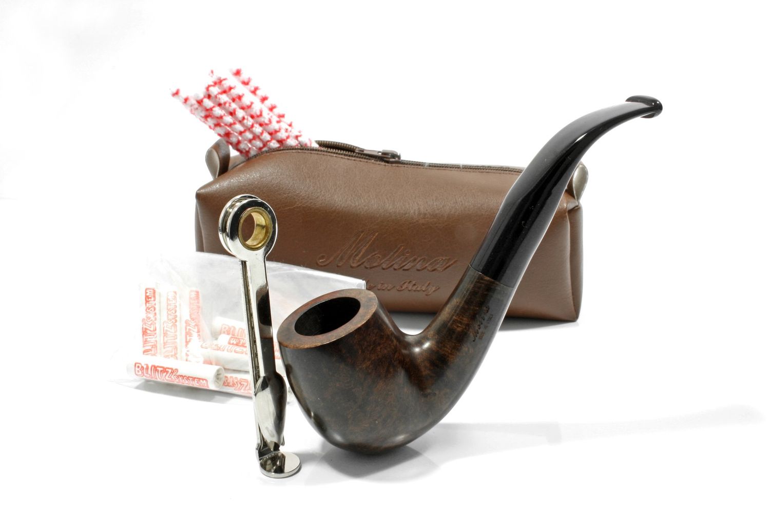 Molina Starter Kit Dark Brown 9mm Bent Billiard