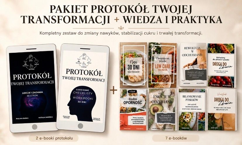 Protokół Twojej Transformacji + pakiet 8 ebooków