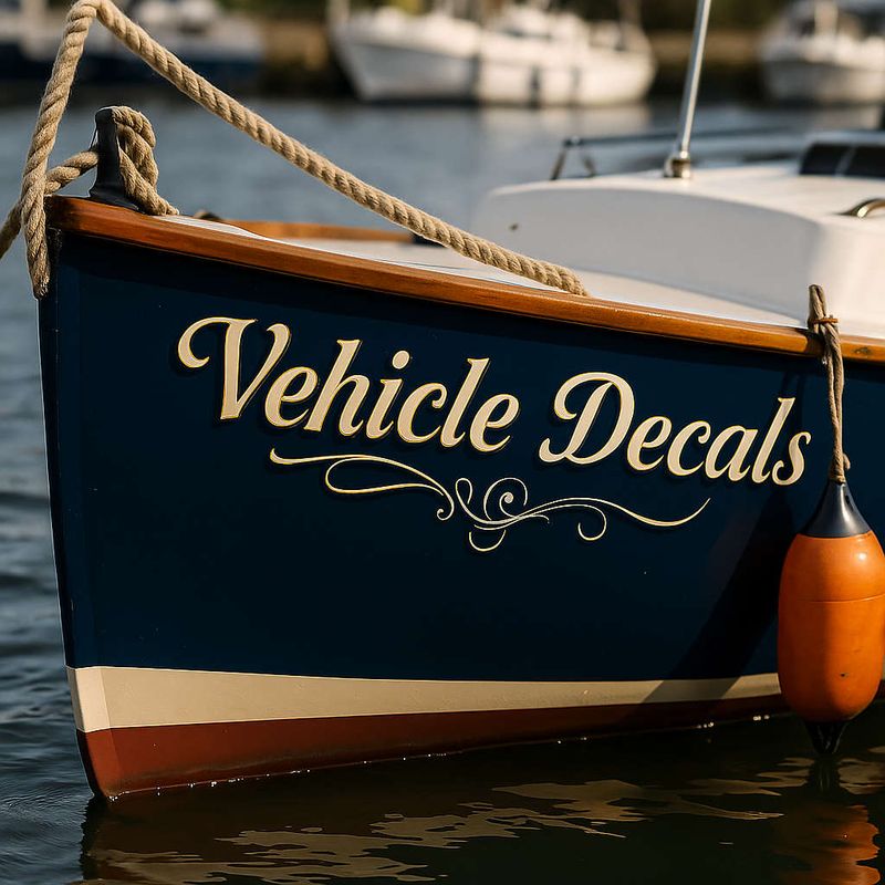 Custom Vinyl Boat Names